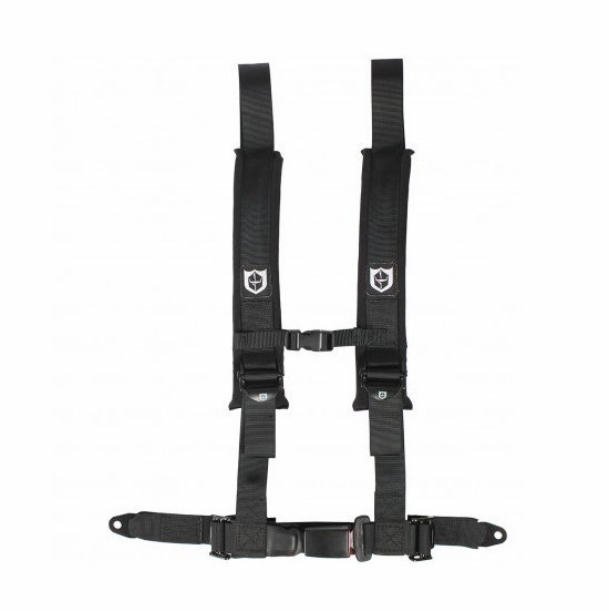 Pro Armor 2 Inch Wide Passenger Side Auto-Style Harness - Black