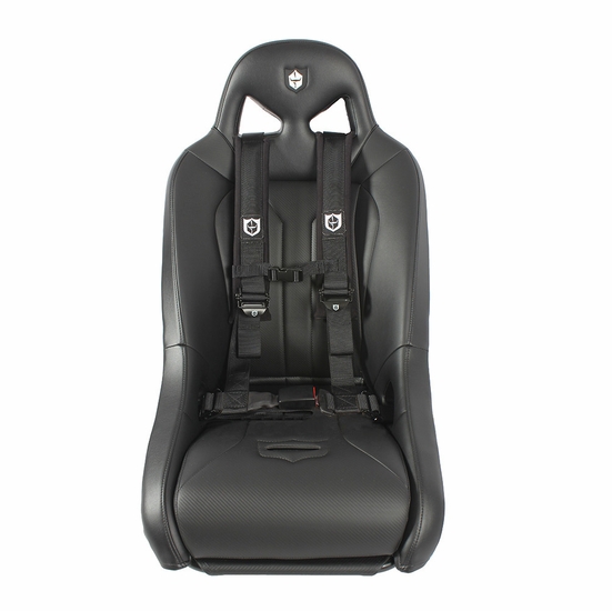 Pro Armor 2 Inch Wide Passenger Side Auto-Style Harness - Black - alt image 1