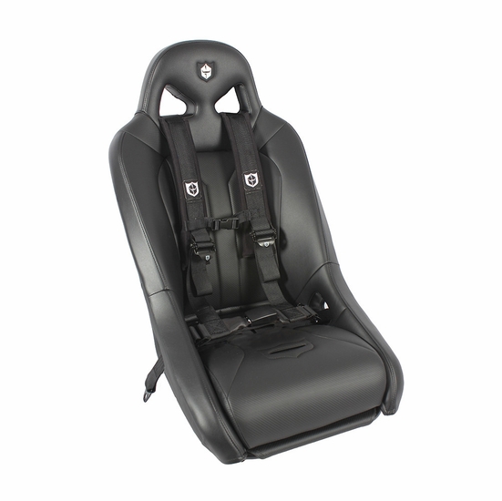 Pro Armor 2 Inch Wide Passenger Side Auto-Style Harness - Black - alt image 2