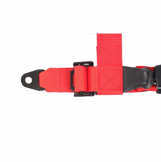 Pro Armor 2 Inch Wide Passenger Side Auto-Style Harness - Red - alt image 1