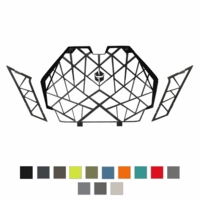 Pro Armor Front Grill - 2025 Polaris RZR PRO XP, Pro S