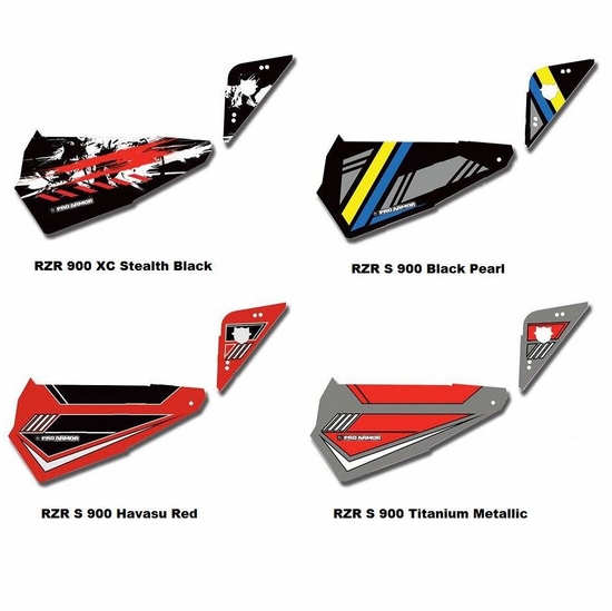 Pro Armor Stealth Door Inserts - 2014-23 Polaris RZR XP 1000, XP Turbo, S 900, S 1000, Turbo S - alt image 3