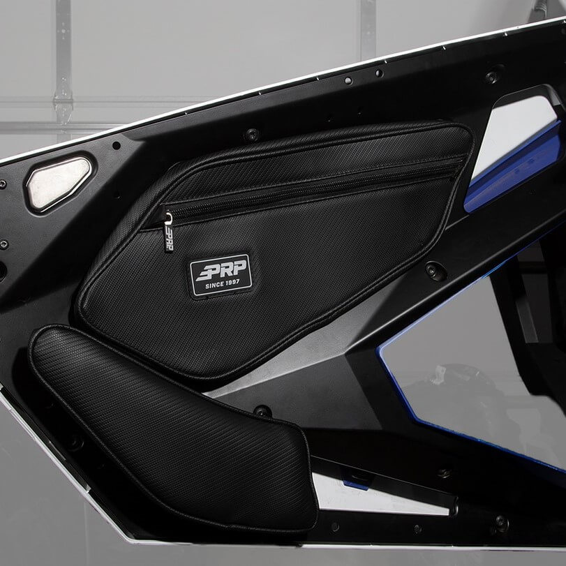 Polaris RZR PRO XP and Turbo R PRP Front Door Bags with Knee Pads