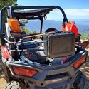 Rear Cargo Rack with Removable Bottom by Hornet Outdoors - Polaris RZR S 1000, 900, S 900