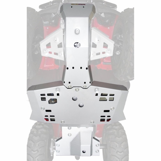 Rival Aluminum Skid Plate - Honda Rancher TRX420, Foreman TRX500 w/ Fixed Axles