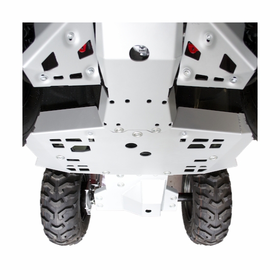 Rival Aluminum Skid Plate - Honda Rancher TRX420, Foreman TRX500 w/ Fixed Axles - alt image 0