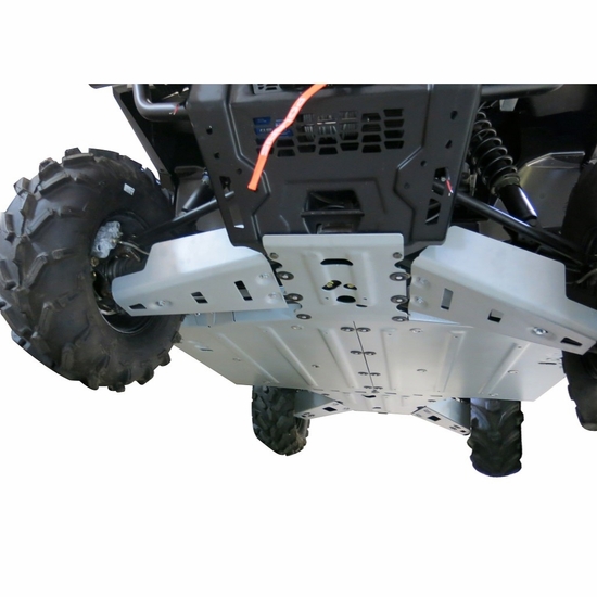Rival Aluminum Skid Plate - 2015-19 Full Size Polaris Ranger w/ Pro-Fit Cage