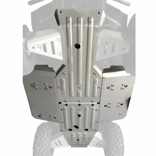 Rival Aluminum Skid Plate - 2015-22 Mid Size Polaris Ranger 500, 570, ETX, EV