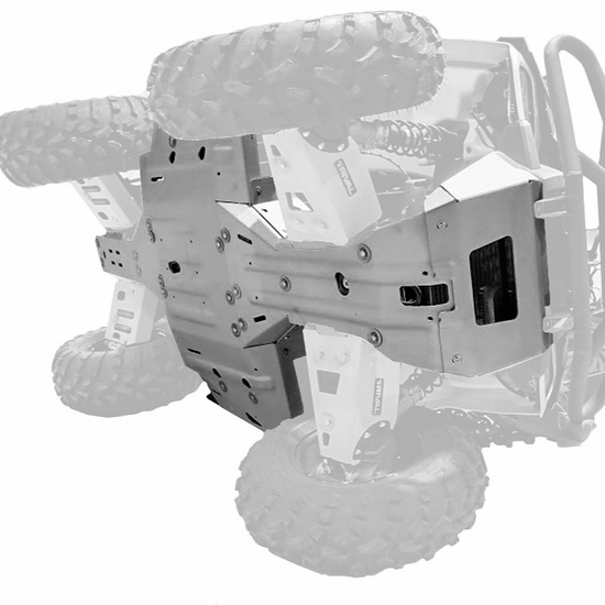 Rival Aluminum Skid Plate - 2015-24 Polaris Sportsman 570 Touring