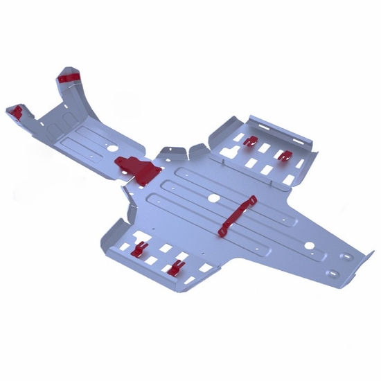 Rival Aluminum Skid Plate - Yamaha Kodiak 700 - alt image 1