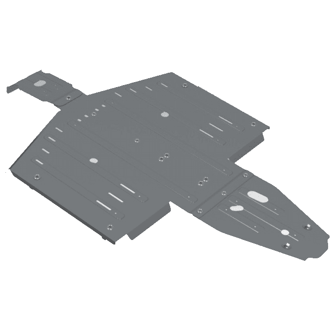 2017-25 General 1000, XP 1000 Rival Aluminum Skid Plate