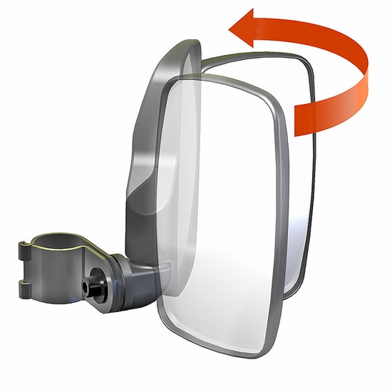 Seizmik&reg; Break Away Side Mirrors w/ Pro-Fit Clamp (Sold in Pairs) - alt image 2