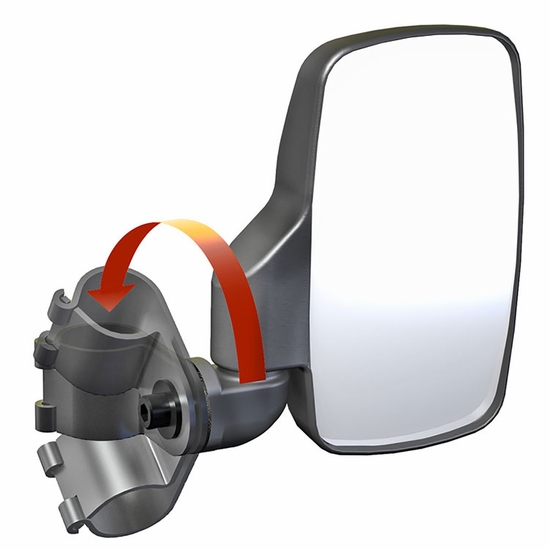 Seizmik&reg; Break Away Side Mirrors w/ Pro-Fit Clamp (Sold in Pairs) - alt image 3