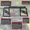Seizmik Full Height Bed Rack - Full-Size Polaris Ranger, Can-Am Defender