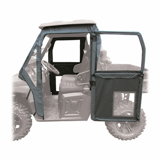 Seizmik Full Hinged Doors - 2010-14 Mid Size Polaris Ranger 400, 500, 570, 800, EV
