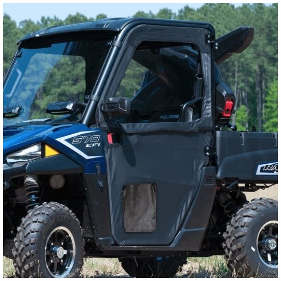 Seizmik&reg; Full Hinged Framed Doors - Mid Size Polaris Ranger 500, 570, ETX, EV - alt image 2