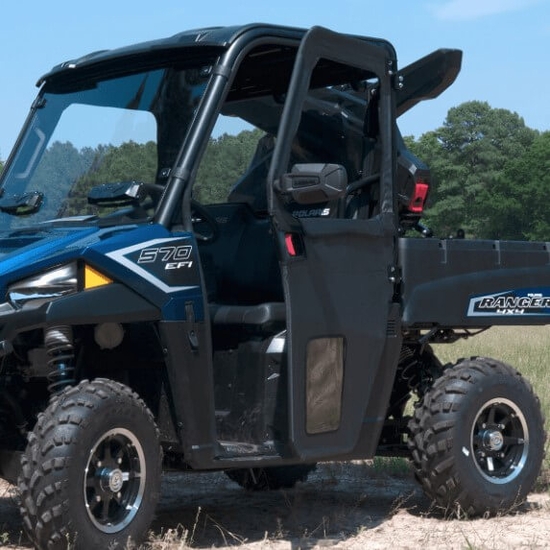 Seizmik&reg; Full Hinged Framed Doors - Mid Size Polaris Ranger 500, 570, ETX, EV - alt image 3