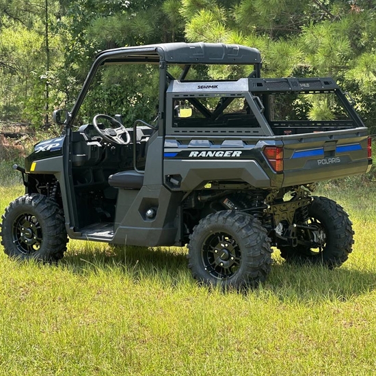 Seizmik Half Height Bed Rack - Full-Size Polaris Ranger, Can-Am Defender