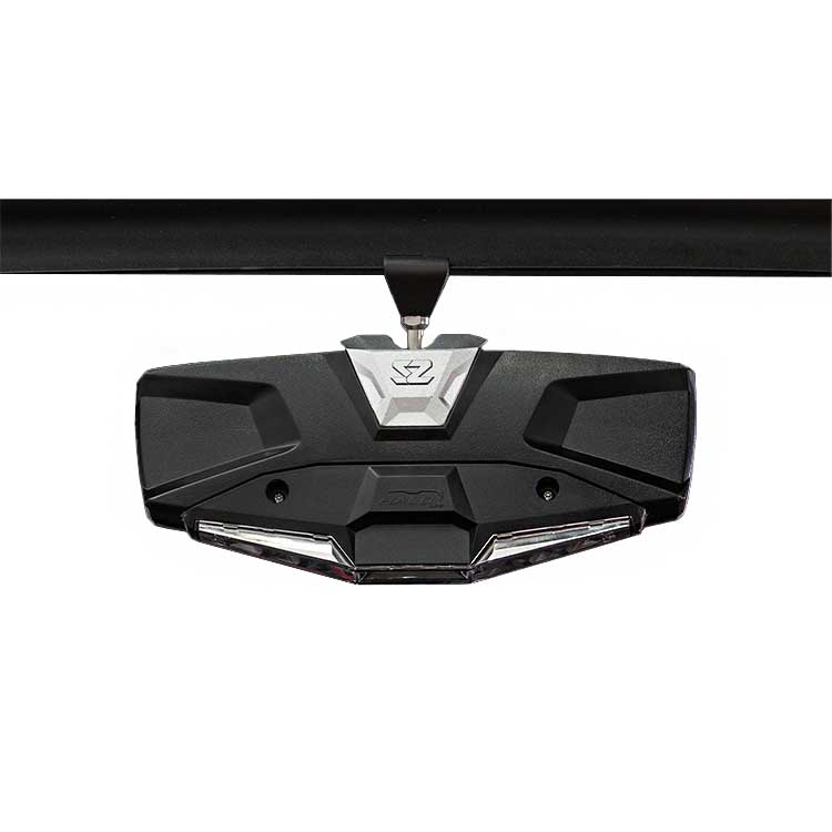 Universal Wide Rear View Mirror Set For UTV With 2" Roll Bars - Fits Kawasaki Teryx, Polaris RZR, Honda Pioneer