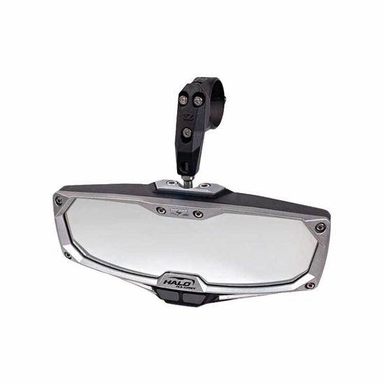 Seizmik&reg; Halo RA LED Rear View Mirror w/ 1.75 Inch Clamp