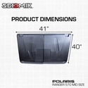 Seizmik Hard Top - 2015-22 Mid Size Polaris Ranger 500, 570, ETX, EV