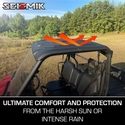 Seizmik Hard Top - 2015-22 Mid Size Polaris Ranger 500, 570, ETX, EV