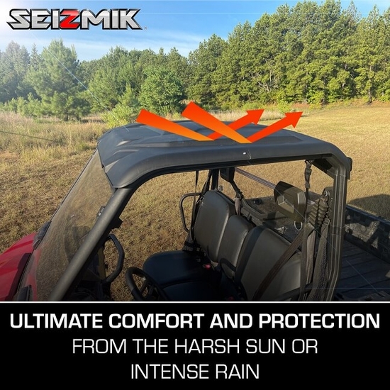 Seizmik Hard Top - 2015-22 Mid Size Polaris Ranger 500, 570, ETX, EV - alt image 9