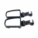 Seizmik&reg; Pursuit Aluminum Break Away Side Mirrors w/ Adjustable Clamp