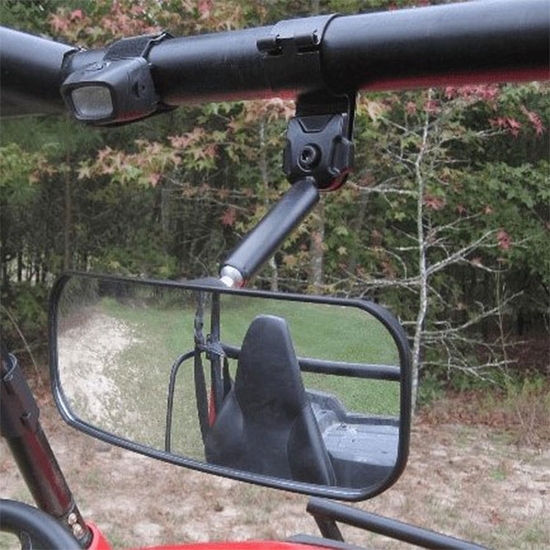 Seizmik Rear View Mirror with 1.75 Inch Clamp Side By Side Stuff