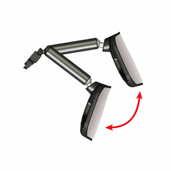 Seizmik Rear View Mirror w/ 2 Inch Clamp - alt image 3