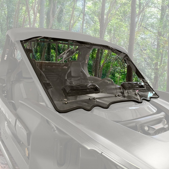 Seizmik® Toolless Versa-Vent Front Windshield - Segway Villain