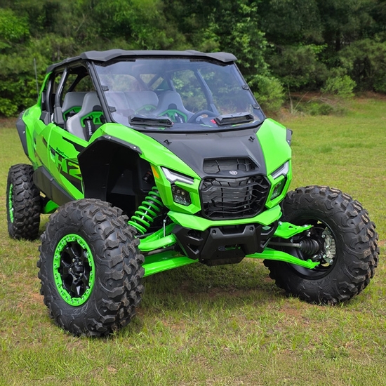 Seizmik® Versa-Vent Hard Coated Front Windshield - Kawasaki Teryx H2 - alt image 0
