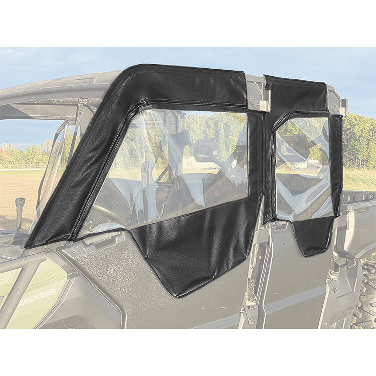Can Am Defender Max Seizmik Doors with Zippered Windows