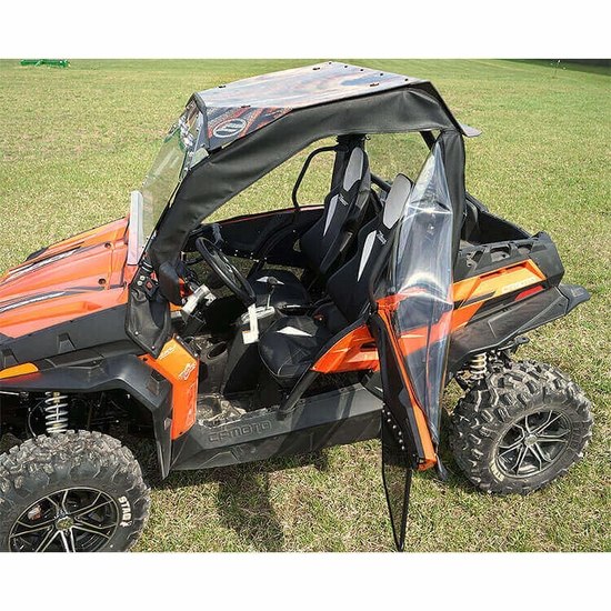 Seizmik® Soft Upper Doors w/ Zippered Windows - 2019-21 CF Moto ZForce 800, 800EX, 1000 - alt image 2