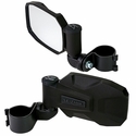 Seizmik Strike Break Away Side Mirrors w/ 1.75 Inch Clamp (Sold in Pairs)