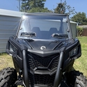 Seizmik&reg; Toolless Versa-Vent Front Windshield - Can Am Maverick Trail