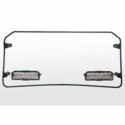 Seizmik Toolless Versa-Vent Hard Coated Front Windshield - 2015-22 Mid Size Polaris Ranger 500, 570, ETX, EV