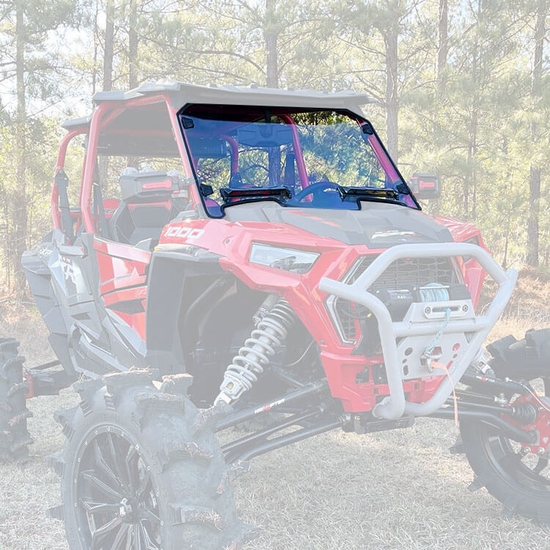 Seizmik&reg; Toolless Versa-Vent Hard Coated Front Windshield - 2019-23 Polaris RZR XP 1000, XP Turbo - alt image 0