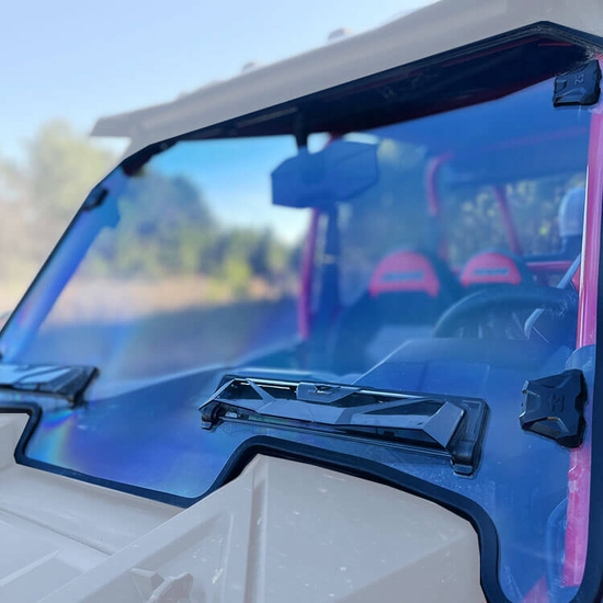 Seizmik&reg; Toolless Versa-Vent Hard Coated Front Windshield - 2019-23 Polaris RZR XP 1000, XP Turbo - alt image 2