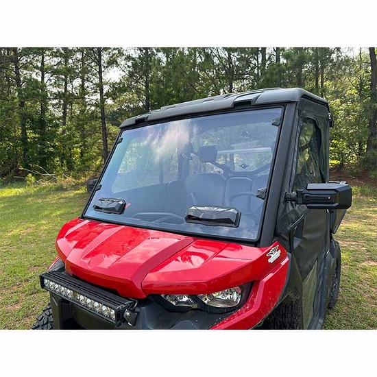 Seizmik Toolless Versa-Vent Hard Coated Front Windshield - Can Am Defender - alt image 0