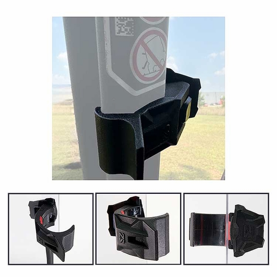 Seizmik Toolless Versa-Vent Hard Coated Front Windshield - Can Am Defender - alt image 3