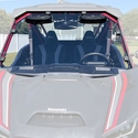 Seizmik Toolless Versa-Vent Hard Coated Front Windshield - Kawasaki Teryx KRX 1000