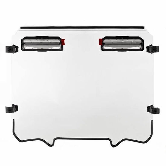 Seizmik Toolless Versa-Vent Hard Coated Front Windshield - Kawasaki Teryx KRX 1000 - alt image 3