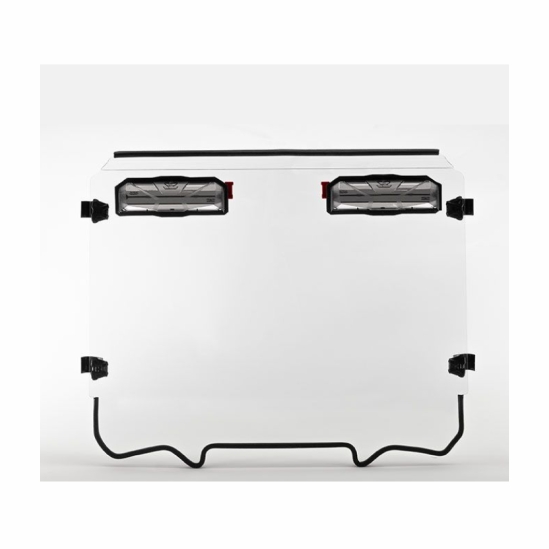 Seizmik Toolless Versa-Vent Hard Coated Front Windshield - Polaris RZR PRO XP - alt image 1