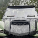 Seizmik&reg; Toolless Versa-Vent Hard Coated Front Windshield - Yamaha Wolverine RMAX 1000