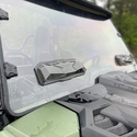 Seizmik&reg; Toolless Versa-Vent Hard Coated Front Windshield - Yamaha Wolverine RMAX 1000