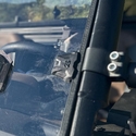 Seizmik Toolless Versa-Vent UV Resistant Front Windshield - Kawasaki Ridge