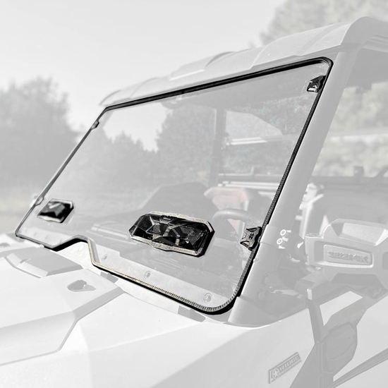 Seizmik Toolless Versa-Vent UV Resistant Front Windshield - Kawasaki Ridge - alt image 5