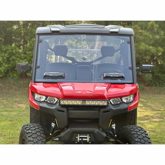 Seizmik Toolless Versa-Vent UV Resistant Polycarbonate Windshield - 2016-25 Can-Am Defender