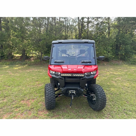 Seizmik Toolless Versa-Vent UV Resistant Polycarbonate Windshield - 2016-25 Can-Am Defender - alt image 2